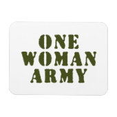 EINE FRAU ARMY MAGNET (Horizontal)
