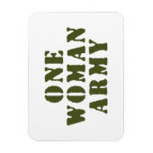 EINE FRAU ARMY MAGNET (Vertikal)