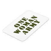 EINE FRAU ARMY MAGNET (Linke Seite)