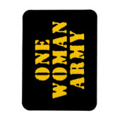 EINE FRAU ARMY MAGNET (Vertikal)