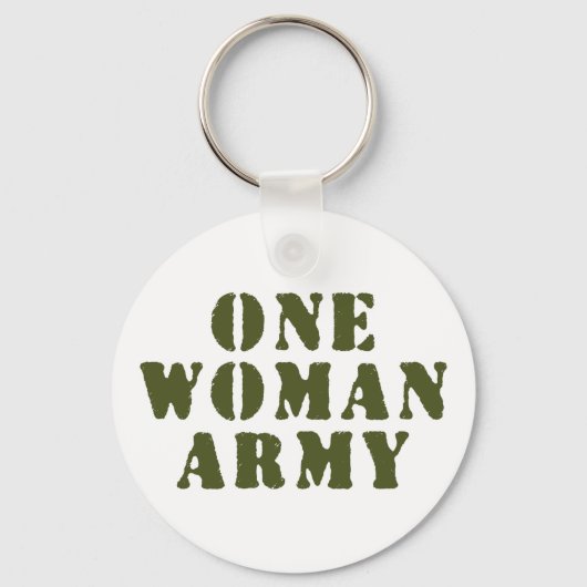 EINE FRAU ARMY SCHLÜSSELANHÄNGER (Vorderseite)