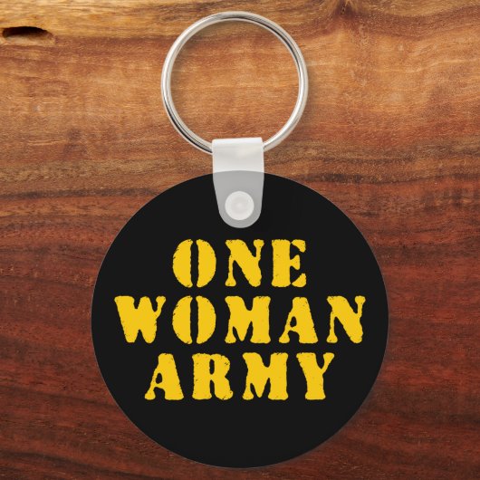 EINE FRAU ARMY SCHLÜSSELANHÄNGER (Rückseite)