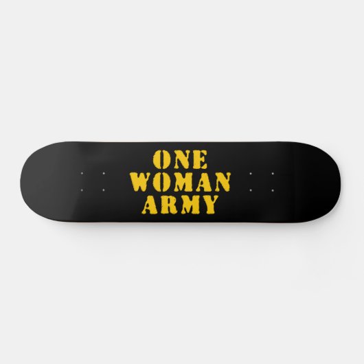 EINE FRAU ARMY SKATEBOARD (Horizontal)