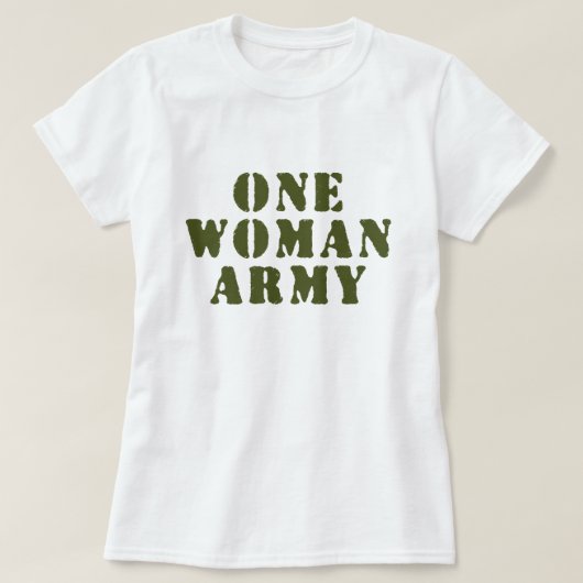 EINE FRAU ARMY T-Shirt (Design vorne)
