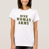 EINE FRAU ARMY T-Shirt (Vorderseite)