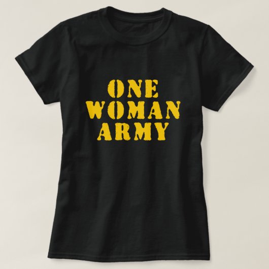 EINE FRAU ARMY T-Shirt (Design vorne)