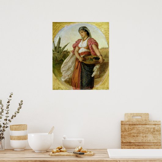 Eine Frau aus Algier, 1871 Poster (Küche)