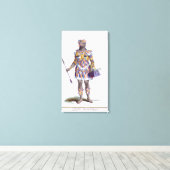 Eine Frau aus Honduras, 1780 (farbige Gravur) Leinwanddruck (Insitu (Holzboden))