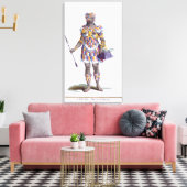 Eine Frau aus Honduras, 1780 (farbige Gravur) Leinwanddruck (Insitu (Wohnzimmer))