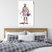 Eine Frau aus Honduras, 1780 (farbige Gravur) Leinwanddruck (Insitu (Schlafzimmer))