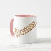 Eine Frau- Café-Kollektion™ Tasse (Vorderseite Links)
