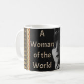 Eine Frau der Welt Kaffeetasse (Vorderseite Links)