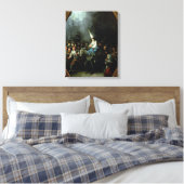 Eine Frau, die durch die Inquisition verdammt ist Leinwanddruck (Insitu (Schlafzimmer))