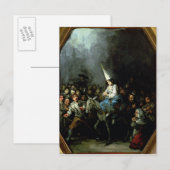 Eine Frau, die durch die Inquisition verdammt ist Postkarte (Vorne/Hinten)