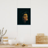 Eine Frau, die lacht Poster (Küche)