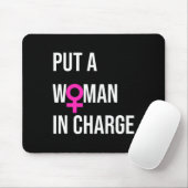 Eine Frau, die Potus als weibliche Präsidentin lei Mousepad (Mit Mouse)