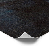 Eine Frau, die schreibt, c. 1665 (Öl auf Leinwand) Poster (Ecke)