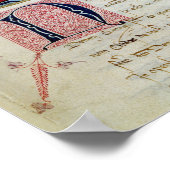 Eine Frau, die vorher einen Eid leistet Poster (Ecke)