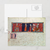 Eine Frau, die vorher einen Eid leistet Postkarte (Vorne/Hinten)