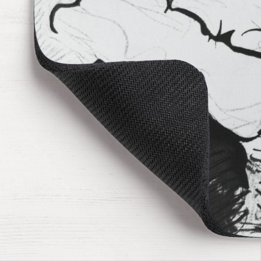 Eine Frau für Asselineau Mousepad (Ecke)