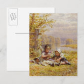 Eine Frau für Mutter, 1867 Postkarte (Vorne/Hinten)