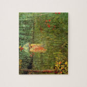 Eine Frau im Garten Spazieren durch Vincent van Go Puzzle (Vertikal)