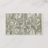 Eine Frau in der Arbeit, Illustration von Kapitel Visitenkarte (Rückseite)