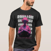 Eine Frau in einer Kleiderstatue brutalistischer S T-Shirt (Vorderseite)