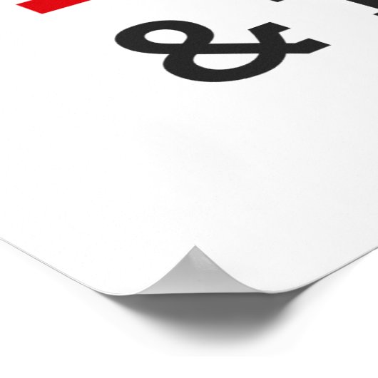 Eine Frau ist im Haus. Poster (Ecke)