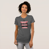Eine Frau ist im Haus und im Senat. T-Shirt (Vorne ganz)