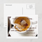 Eine Frau ist wie... Postkarte (Vorne/Hinten)