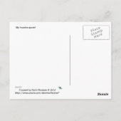 Eine Frau ist wie... Postkarte (Rückseite)