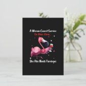 Eine Frau kann nicht allein auf Wein überleben, di Einladung (Stehend Vorderseite)