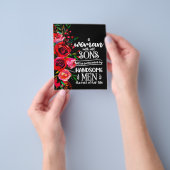 Eine Frau mit allen Söhnen Geschenk, Geschenkidee Flyer (Gruppe)