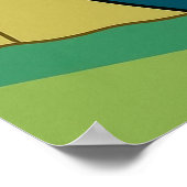 Eine Frau mit Ansicht - Cartoon Edition Poster (Ecke)