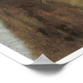 Eine Frau mit Chrysanthemen, Edgar Degas. Poster (Ecke)