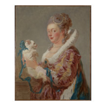 Eine Frau mit einem Hund