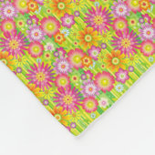 Eine Frau mit einem Motorrad Fleecedecke (Ecke)