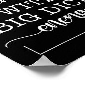 Eine Frau mit großen weiblichen Energiefrauen Poster (Ecke)