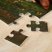 Eine Frau mit Kreuz betet. Puzzle (Seite)