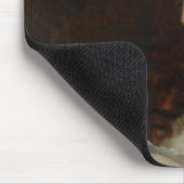 Eine Frau mit Schmuck, 1867 Mousepad (Ecke)