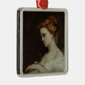 Eine Frau mit Schmuck, 1867 Silbernes Ornament (Rechts)