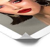 Eine Frau Poster (Ecke)