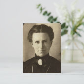 Eine Frau Postkarte (Stehend Vorderseite)