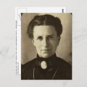 Eine Frau Postkarte (Vorne/Hinten)
