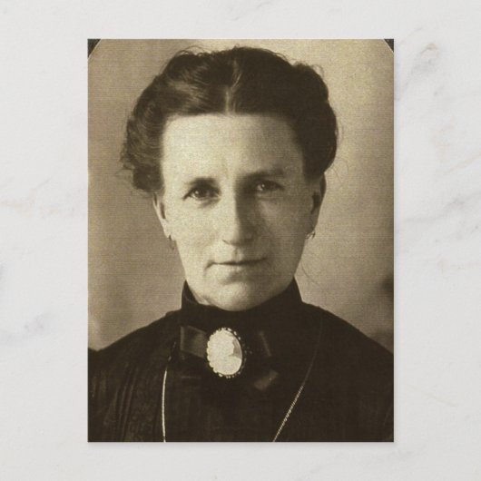 Eine Frau Postkarte (Vorderseite)