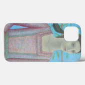 Eine Frau und eine Amsel sind ein 2012 Case-Mate iPhone Hülle (Rückseite (Horizontal))