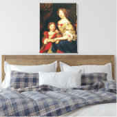 Eine Frau und ihr Sohn Leinwanddruck (Insitu (Schlafzimmer))