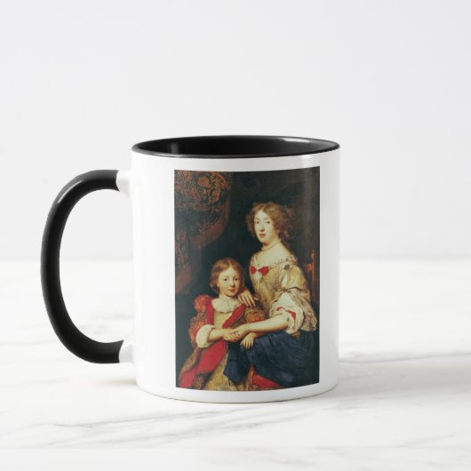 Eine Frau und ihr Sohn Tasse (Links)