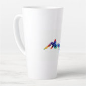 Eine Frau und ihr Universum Milchtasse (Linke Ecke)